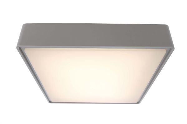 Deko-Light 348009 Deckenaufbauleuchte, Quadrata II 296x296 mm, 16 W, 3000 K, Grau, 220-240 V/AC, 5