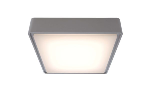 Deko-Light 348011 Deckenaufbauleuchte, Quadrata I 220x220 mm, 10 W, 3000 K, Grau, 220-240 V/AC, 50