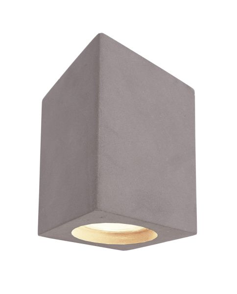 Deko-Light 348048 Deckenaufbauleuchte, Naos I Eckig, 1x max. 25 W GU10, Grau, 220-240 V/AC, 50 / 6