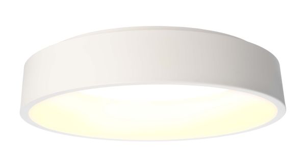 Deko-Light 348105 Deckenaufbauleuchte, Sculptoris 600 mm, 42 W, DIM, 3000 K, Weiß, 220-240 V/AC, 5