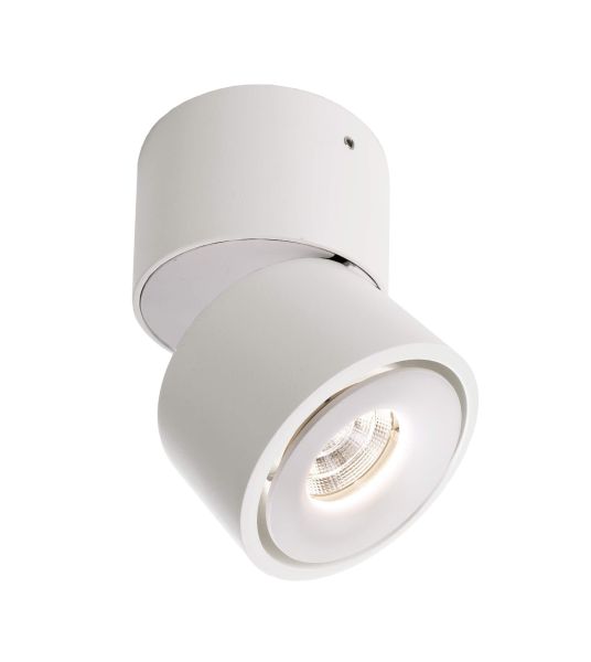 Deko-Light 348122 Deckenaufbauleuchte, Uni II Mini Tilt, 8 W, DIM, 3000 K, Weiß, 220-240 V/AC, 50