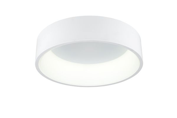 Deko-Light 348180 Deckenaufbauleuchte, Sculptoris 400 mm, 30 W, DIM, 3000/4000 K, Weiß, 220-240 V/