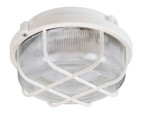 Deko-Light 401014 Decken- und Wandaufbauleuchte, Syrma Rund, 1x max. 100 W E27, Weiß, 220-240 V/AC