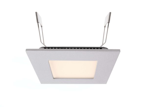 Deko-Light 565153 Downlight, LED Panel Square 8, 7 W, 2700 K, Grau, Stromkonstant, 18-19 V/DC, Bem