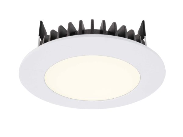 Deko-Light 565230 Downlight, LED Panel Round III, 6 W, 4000 K, Weiß, Stromkonstant, 17.9 V/DC, Bem
