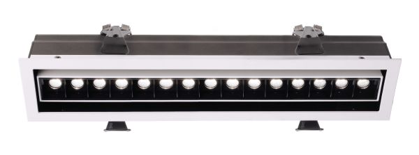 Deko-Light 565258 Einbaustrahler, Ceti 15 Adjust, Tilt, 30 W, 3000 K, Weiß, Stromkonstant, 44-45 V