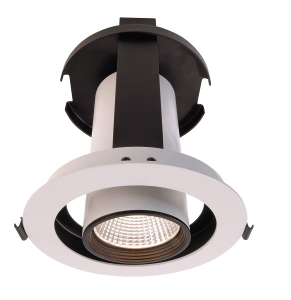 Deko-Light 565259 Einbaustrahler, Luna, 30 W, 3000 K, Weiß, 220-240 V/AC, 50 / 60 Hz, IP 20