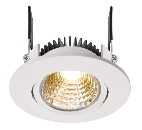 Deko-Light 565304 Einbaustrahler, COB-68-24V-8,5 W-2700K-Rund-Weiß, Spannungskonstant, 24 V/DC, IP