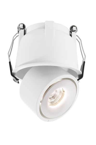 Deko-Light 565342 Einbaustrahler, Uni II Mini Tilt, 9 W, 3000 K, Weiß, Stromkonstant, 18-19 V/DC,