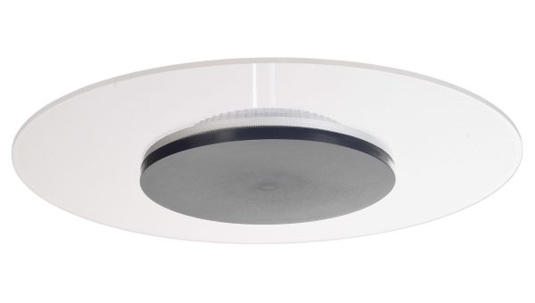 Deko-Light 620046 Deckenaufbauleuchte, Set, Zaniah 370 mm, 18 W, DIM, 3000 K, Cover Grau, 220-240