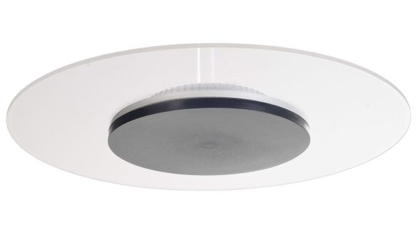 Deko-Light 620054 Deckenaufbauleuchte, Set, Zaniah 420 mm, 24 W, DIM, 3000 K, Cover Grau, 220-240