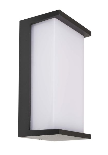 Deko-Light 620127 Wandaufbauleuchte, Grumium Eckig CCT V, 10 W, 3000/4000 K, Grau, 220-240 V/AC, 5