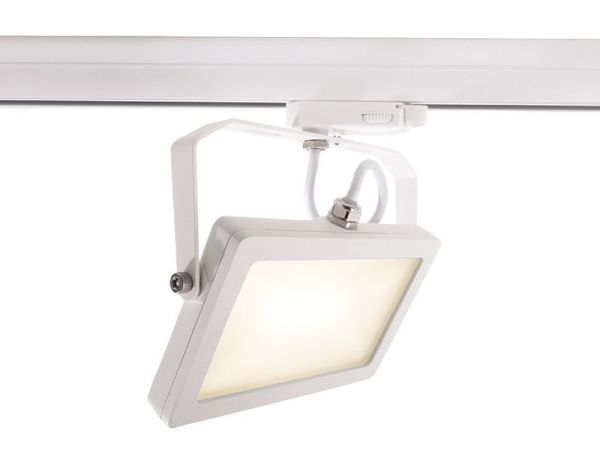 Deko-Light 707130 3-Phasenleuchte, Flood SMD, 15 W, 3000 K, Weiß, 220-240 V/AC, 50 / 60 Hz, IP 20