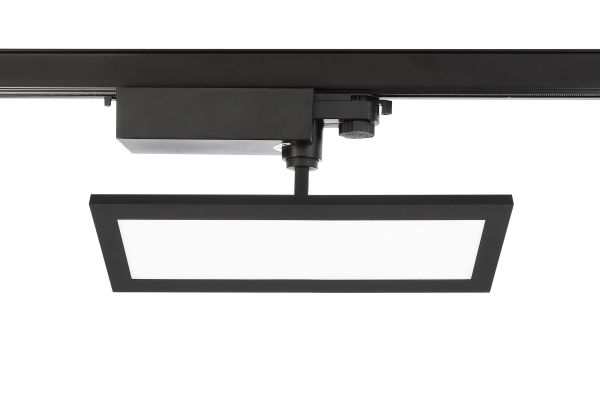 Deko-Light 707135 Schienensystem 3-Phasen 230V Panel Track Light 20W 3000 K Schwarz