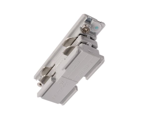 Deko-Light 710016 3-Phasen Schienensystem, D Line elektrischer Verbinder, Fenstergrau RAL 7040, 22