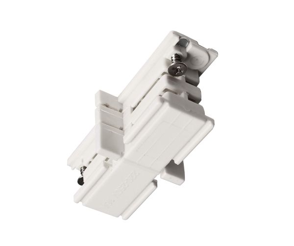 Deko-Light 710018 3-Phasen Schienensystem, D Line/Dali mechanischer Verbinder, Verkehrsweiß RAL 90