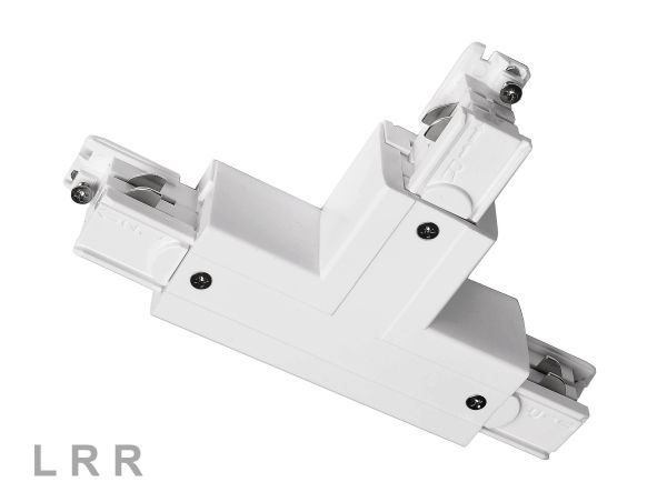 Deko-Light 710030 3-Phasen Schienensystem, D Line T-Verbinder rechts-rechts-links mit Wechselm., V