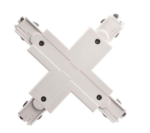 Deko-Light 710033 3-Phasen Schienensystem, D Line X-Verbinder links-links-rechts-rechts, Verkehrsw