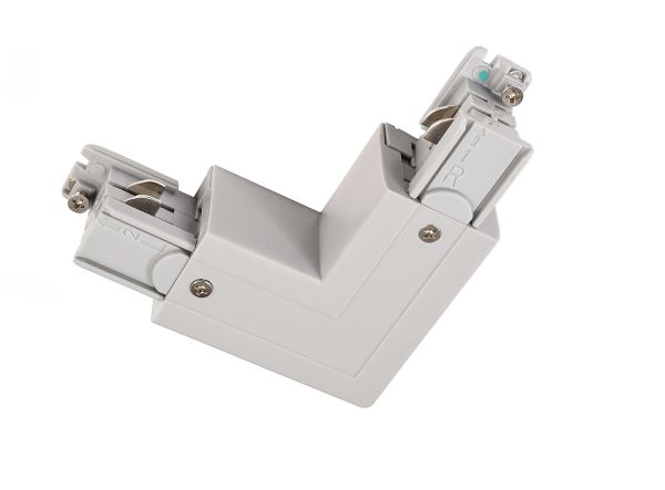 Deko-Light 710037 3-Phasen Schienensystem, D Line 90°-Verbinder links-rechts mit Wechselmechanik,