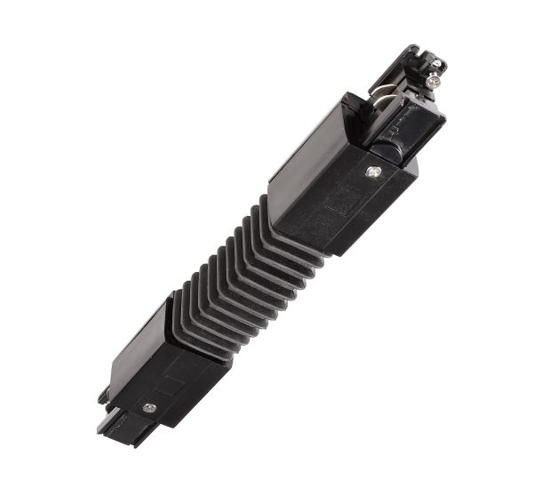 Deko-Light 710041 3-Phasen Schienensystem, D Line Flexverbinder links-rechts, Graphitschwarz RAL 9