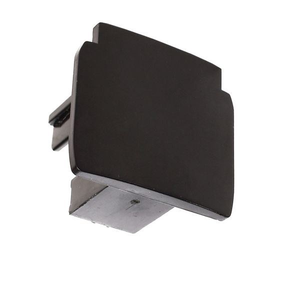 Deko-Light 710068 3-Phasen Schienensystem, D Line/Dali Endkappe für Aufbauschiene, Graphitschwarz