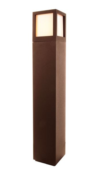 Deko-Light 730333 Pollerleuchte, Facado B 650 mm, 1x max. 20 W E27, Braun, 220-240 V/AC, 50 / 60 H