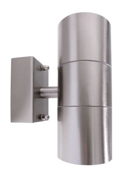 Deko-Light 731006 Wandaufbauleuchte, Zilly Up and Down, 2x max. 35 W GU10, Silber, 220-240 V/AC, 5