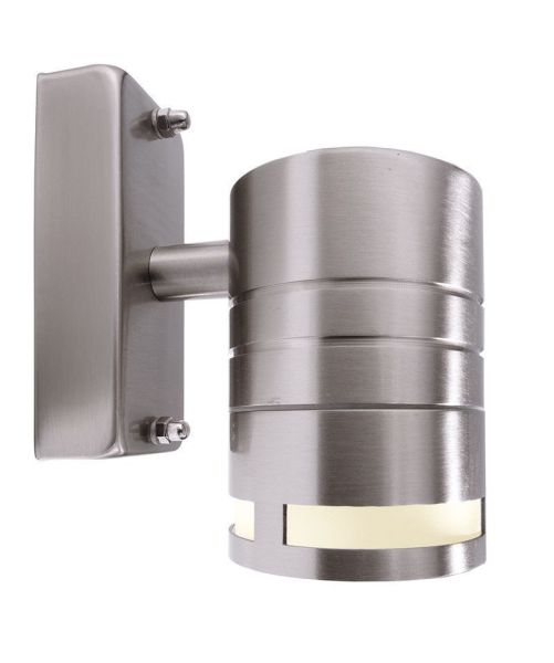 Deko-Light 731008 Wandaufbauleuchte, Zilly II Down, 1x max. 35 W GU10, Silber, 220-240 V/AC, 50 /