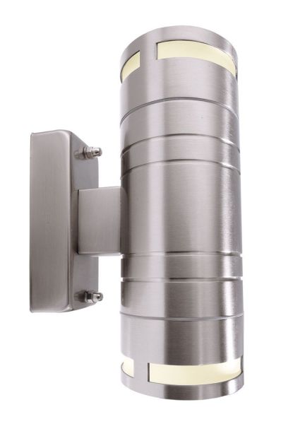 Deko-Light 731010 Wandaufbauleuchte, Zilly II Up and Down, 2x max. 35 W GU10, Silber, 220-240 V/AC