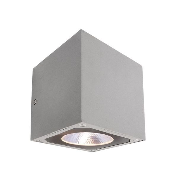 Deko-Light 731025 Wandaufbauleuchte, Cubodo II Single, 8,5 W, 3000 K, Silber, 220-240 V/AC, 50 / 6