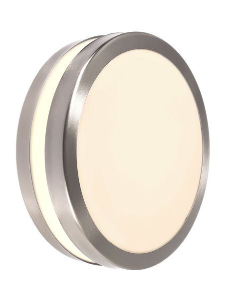 Deko-Light 731053 Wandaufbauleuchte, Scuti II Rund, 2x max. 11 W E27, Silber, 220-240 V/AC, 50 / 6