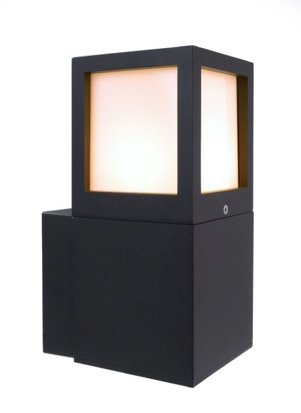 Deko-Light 731059 Wandaufbauleuchte, Facado A, 1x max. 20 W E27, Anthrazit, 220-240 V/AC, 50 / 60