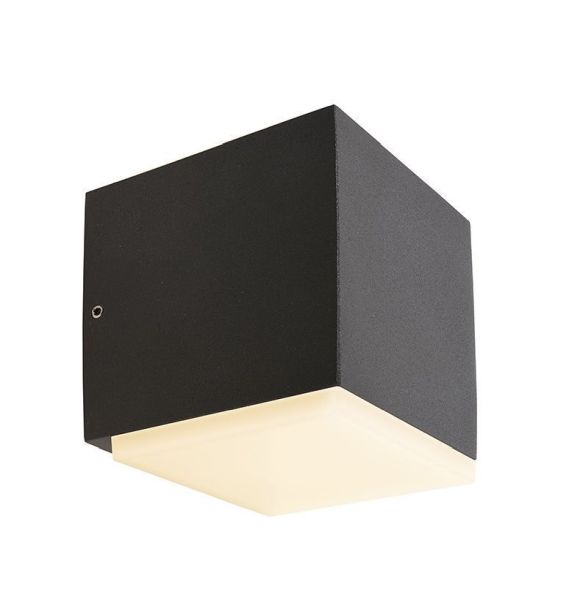 Deko-Light 731087 Wandaufbauleuchte, Ancha I, 6 W, 3000 K, Grau, 220-240 V/AC, 50 / 60 Hz, IP 54
