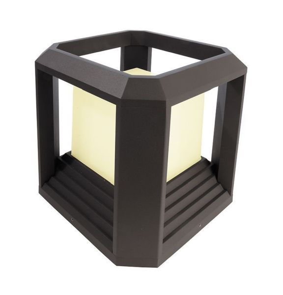 Deko-Light 733027 Pollerleuchte, Bootis I 250x250 mm, 21 W, DIM, 3000 K, Grau, 220-240 V/AC, 50 /