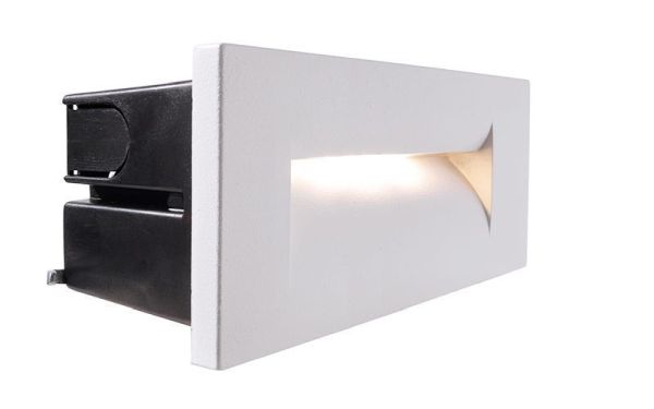 Deko-Light 763012 Wandeinbauleuchte, Yvette III, 9,5 W, 3000 K, Weiß, 220-240 V/AC, 50 / 60 Hz, IP