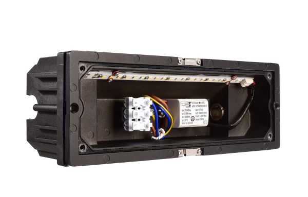 Deko-Light 763026 Wandeinbauleuchte, Light Base III Outdoor, 4,3 W, 3000 K, Schwarz, 220-240 V/AC,