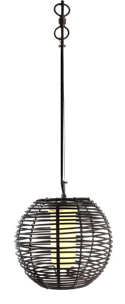 Deko-Light 836020 Pendelleuchte, Velorum, 1x max. 18 W E27, Schwarz, 220-240 V/AC, 50 / 60 Hz, IP