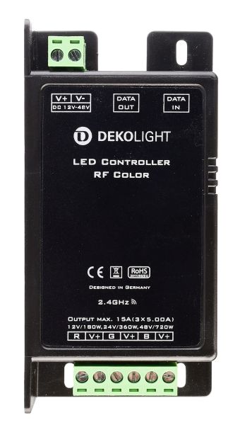 Deko-Light 843066 , Niedervolt RF Dimmer (CV, DC), RF Color, Spannungskonstant, Dimmbar: