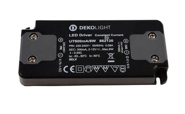 Deko-Light 862130 Netzgerät FLAT CC UT500mA/6W