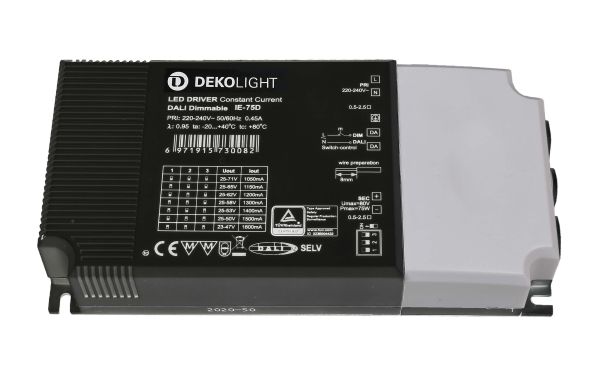 Deko-Light 862194 , Netzgerät (CC, DC) dimmbar, BASIC, DIM, Multi CC, IE-75D, Stromkonst