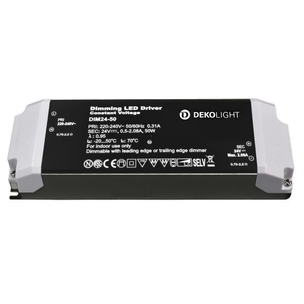 Deko-Light 862222 Netzgerät BASIC DIM CV 24V 12-50W