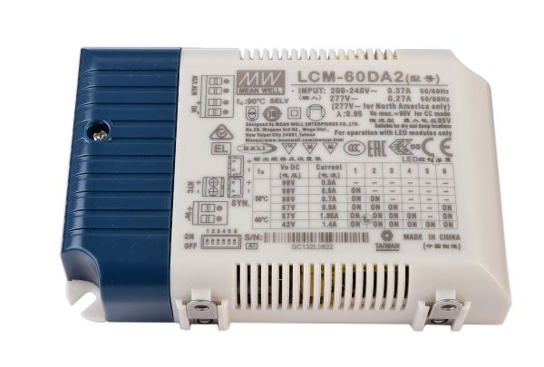 Meanwell 862248 , Netzgerät (CC, DC) dimmbar, Multi CC, LCM-60DA2 / DALI2 + DALI1, Strom