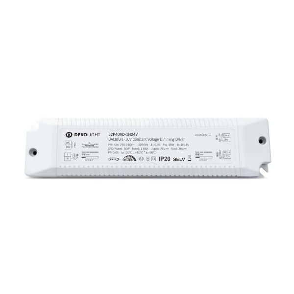 Deko-Light 862255 , Netzgerät (CV, DC) dimmbar, BASIC, DIM, CV, LCP40AD-1H24V, Spannungs