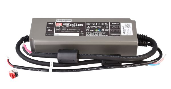 Meanwell 872114 , Netzgerät (CV, DC) dimmbar, CV, PWM-200-24KN, Spannungskonstant, Dimmb