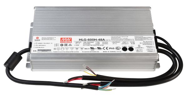 Meanwell 872125 , Netzgerät (CV, DC), CV, HLG-600H-48A, Spannungskonstant, 600.0 W, 90-3