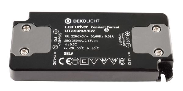 Deko-Light 872628 Netzgerät FLAT CC UT350mA/6W