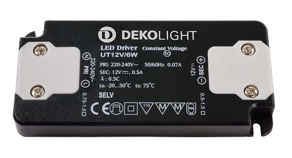 Deko-Light 872629 Netzgerät FLAT CV UT12V/6W