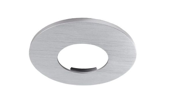 Deko-Light 930099 Mechanisches Systemzubehör, Abdeckung Silber gebürstet rund für COB 68 IP65 + Mi
