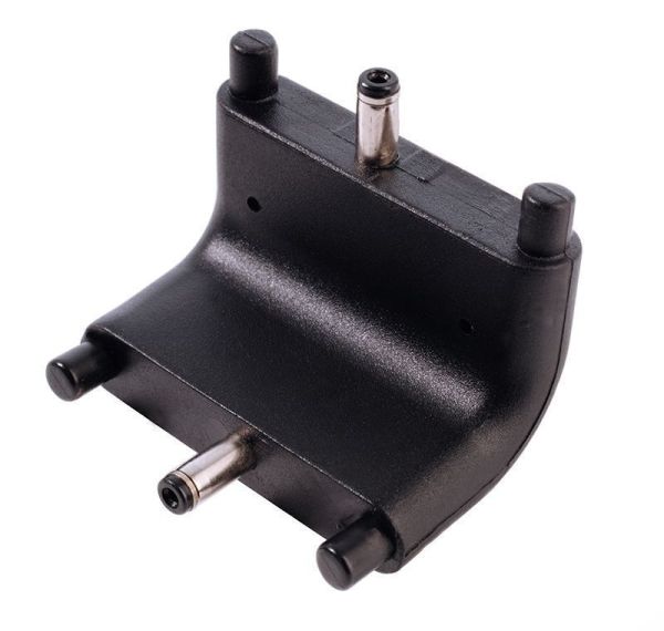 Deko-Light 930209 Elektrisches Systemzubehör, Winkelverbinder Mia vertikal, schwarz, Länge: 22.62