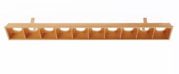Deko-Light 930216 Mechanisches Systemzubehör, Ceti 10 Reflektor Gold, Länge: 243 mm, Breite: 22 mm